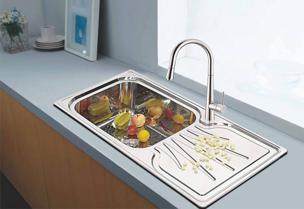 KITCHEN SINK 100% STAINLESS STEEL